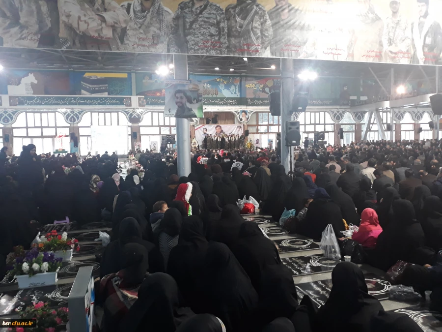 حضور دانشجومعلمان پردیس شهید بنت الهدی صدر گیلان در مراسم سالگرد شهید بابک نوری 2