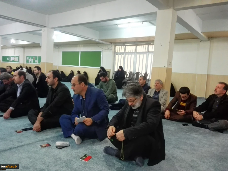 ویژه برنامه استانی ایام فاطمیه(س)در حسینه شهدای پردیس بنت الهدی صدر گیلان برگزار شد 2