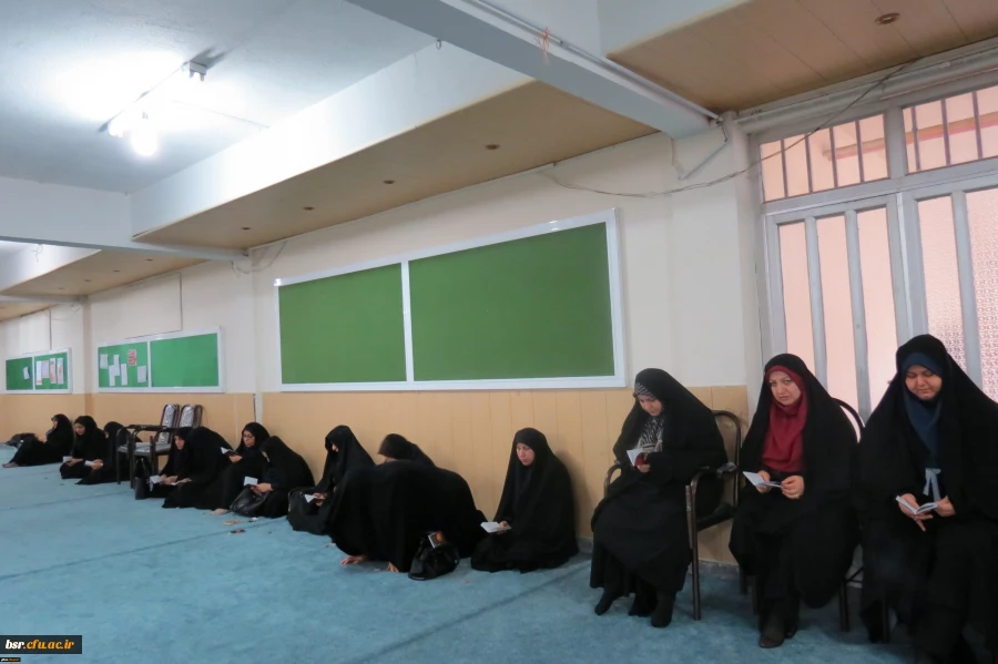 ویژه برنامه استانی ایام فاطمیه(س)در حسینه شهدای پردیس بنت الهدی صدر گیلان برگزار شد 3