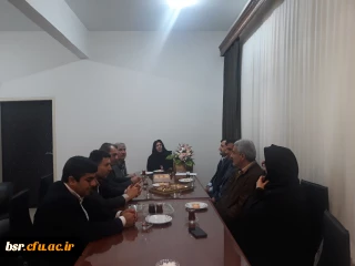 نشست مدیریت و کارکنان پردیس امام علی (ع) با ریاست پردیس شهید بنت الهدی صدر رشت
