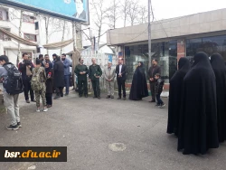 اعزام کاروان راهیان نور سپاه ناحیه رشت  با بدرقه مسئولین دانشگاه فرهنگیان گیلان  3