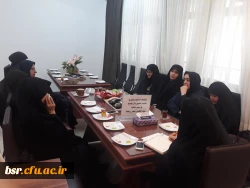 نشست اساتید محترم عضو هیئت علمی پردیس با سرکار خانم دکتر ثاقبی ریاست پردیس شهید بنت الهدی صدر گیلان 3