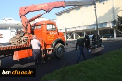 نصب نیمکتهای جدید در محوطه پردیس شهید بنت الهدی صدر رشت 3