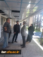 بازدید مسئولین نوسازی استان از پردیس شهید بنت الهدی صدر رشت 3