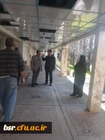 بازدید مسئولین نوسازی استان از پردیس شهید بنت الهدی صدر رشت 5