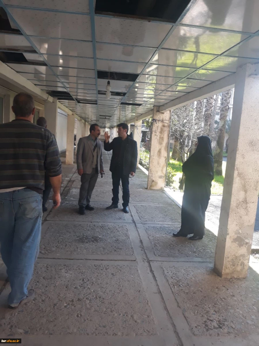 بازدید مسئولین نوسازی استان از پردیس شهید بنت الهدی صدر رشت 5