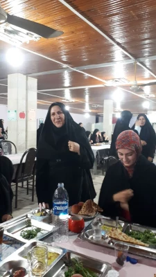 حضور صمیمانه سرکار خانم دکتر ثاقبی سعیدی در ضیافت میهمانی ماه مبارک رمضان 3