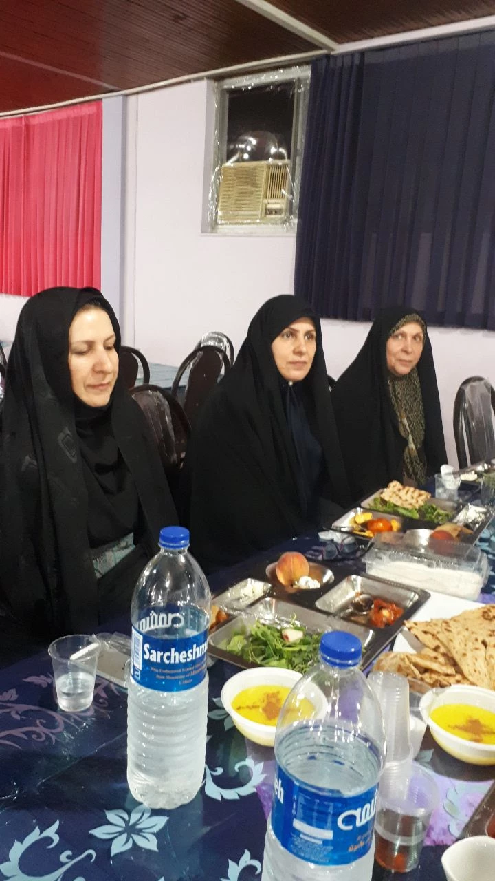 حضور صمیمانه سرکار خانم دکتر ثاقبی سعیدی در ضیافت میهمانی ماه مبارک رمضان 5