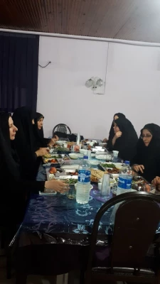 حضور صمیمانه سرکار خانم دکتر ثاقبی سعیدی در ضیافت میهمانی ماه مبارک رمضان 6