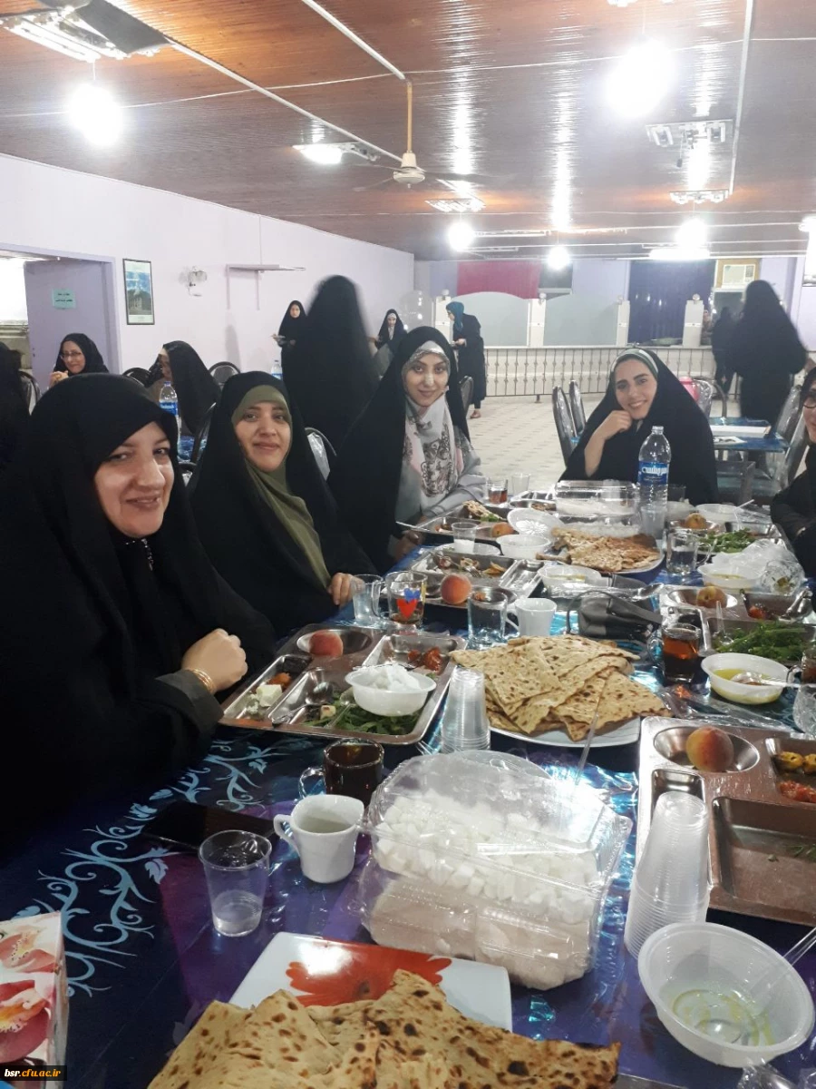 حضور صمیمانه سرکار خانم دکتر ثاقبی سعیدی در ضیافت میهمانی ماه مبارک رمضان 7