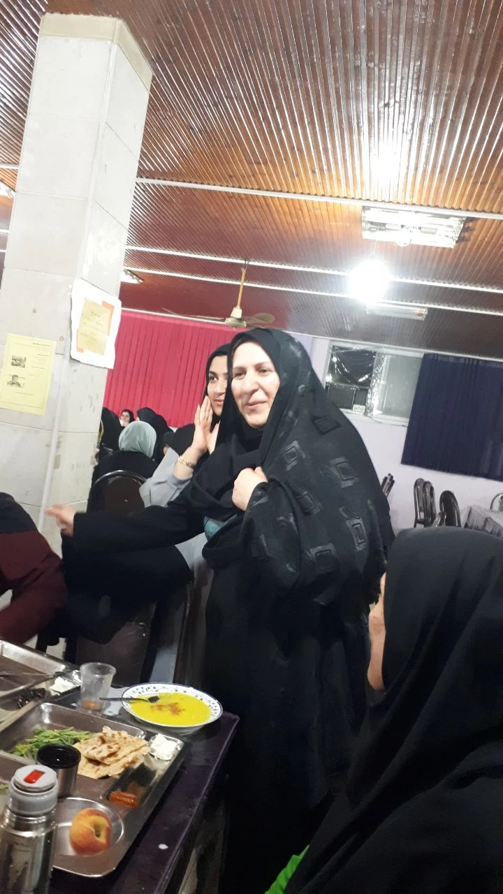 حضور صمیمانه سرکار خانم دکتر ثاقبی سعیدی در ضیافت میهمانی ماه مبارک رمضان 9