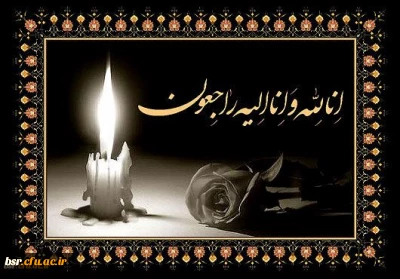 تسلیت به همکار