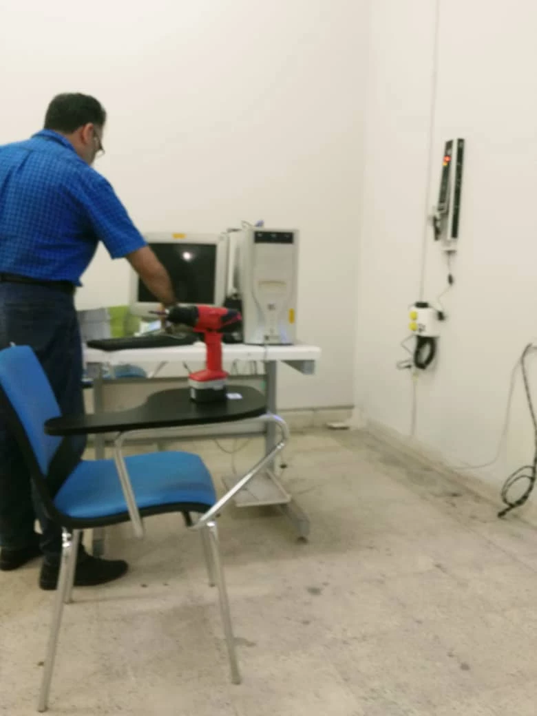 نصب آزمایشی دستگاه کابل رها در پردیس های بنت الهدی صدر و امام علی(ع) گیلان 6