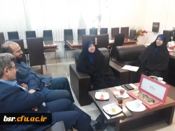 دیدار مسئول بسیج داتشجویی استان با ریاست پردیس شهید بنت الهدی صدر رشت 2