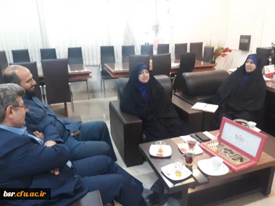 دیدار مسئول بسیج دانشجویی استان با ریاست پردیس شهید بنت الهدی صدر رشت