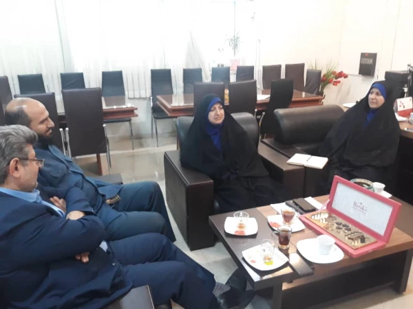 دیدار مسئول بسیج داتشجویی استان با ریاست پردیس شهید بنت الهدی صدر رشت 2