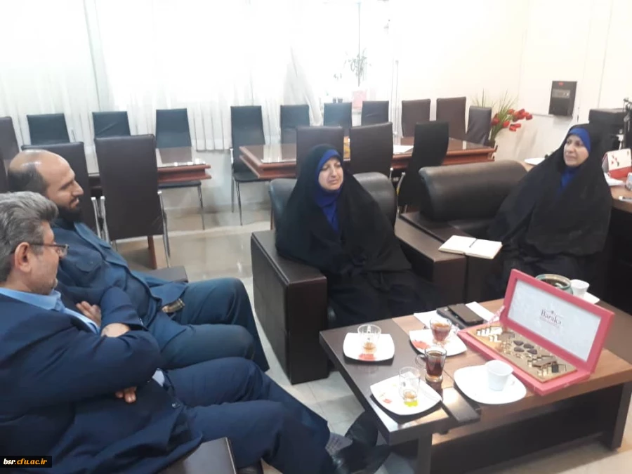 دیدار مسئول بسیج داتشجویی استان با ریاست پردیس شهید بنت الهدی صدر رشت 2