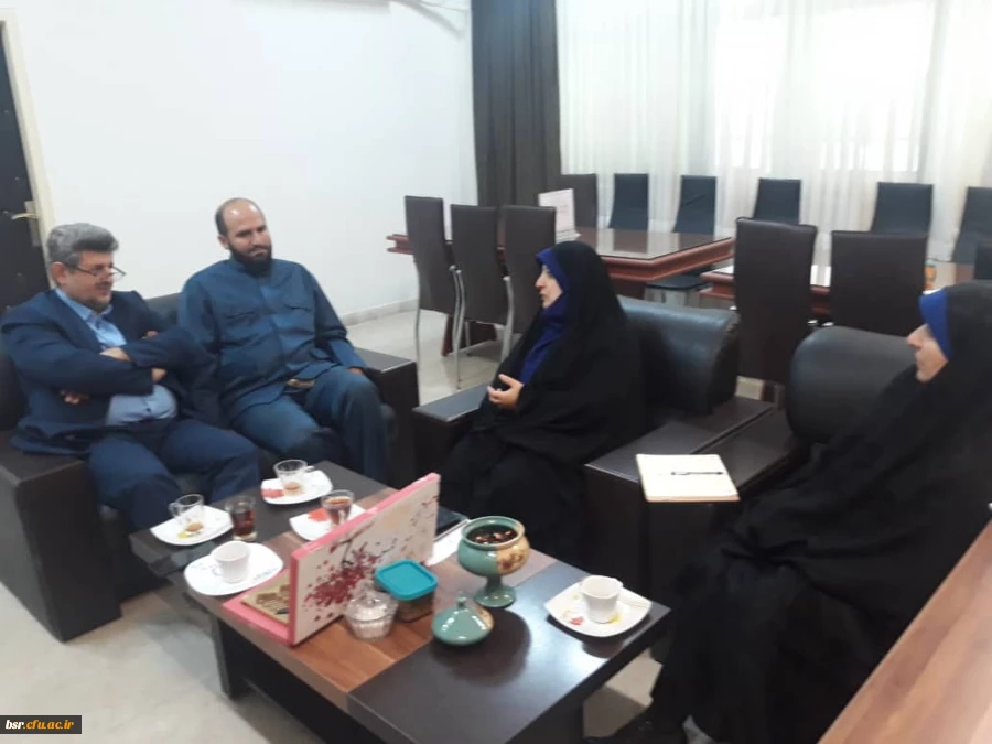 دیدار مسئول بسیج داتشجویی استان با ریاست پردیس شهید بنت الهدی صدر رشت 3