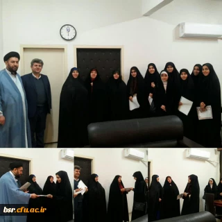 تجلیل از جهادگران  بسیج دانشجویی پردیس شهید بنت الهدی صدر 