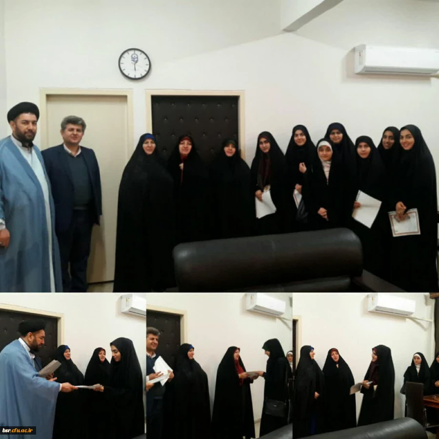 تجلیل از جهادگران  بسیج دانشجویی پردیس شهید بنت الهدی صدر  2