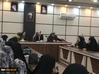 جلسه دیدار،پرسش و پاسخ مدیریت محترم و مسئولین پردیس استان جناب آقای  دکتر احدزاده و ریاست پردیس بنت الهدی صدر سرکار خانم دکتر ثاقبی 