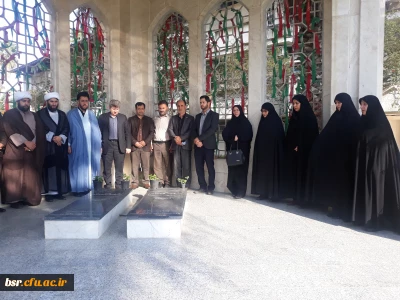 ادای احترام به مقام شامخ شهدای گرانقدر ایران اسلامی