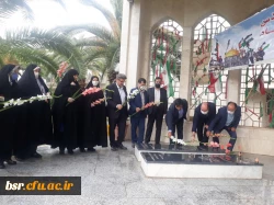 گلباران مزار شهدا 3