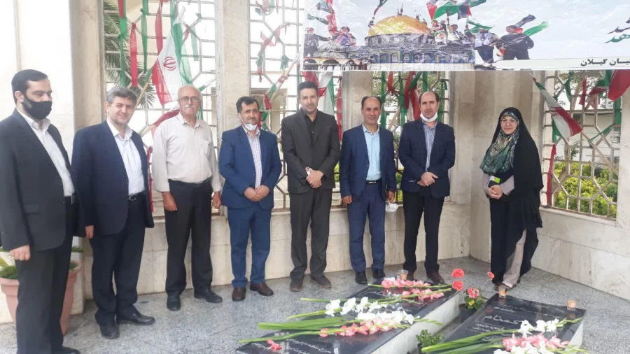 گلباران مزار شهدا 5