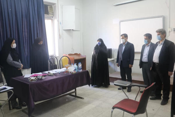 بازدید سرپرست مدیریت امور پردیسهای استان گیلان از روند مصاحبه پردیس شهید بنت الهدی صدر رشت 2