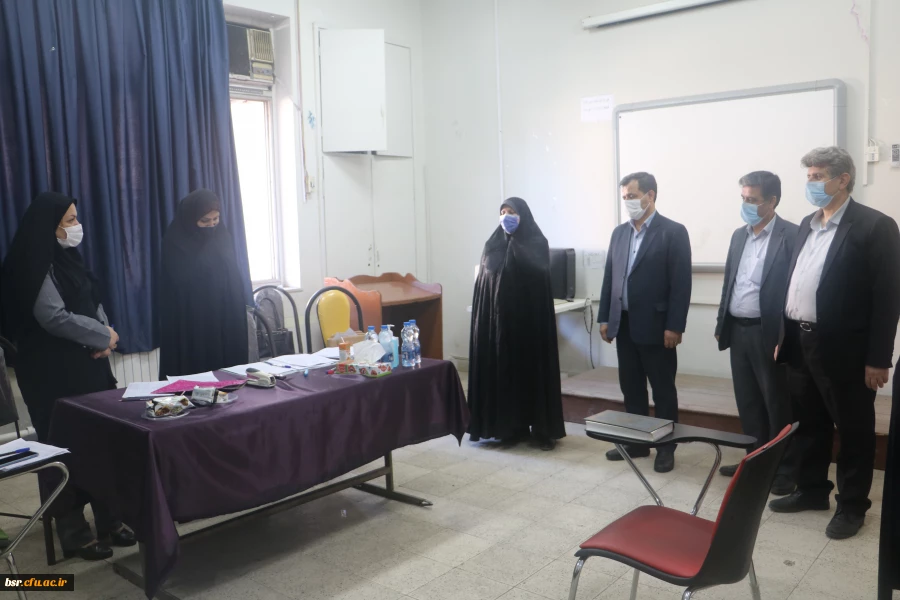 بازدید سرپرست مدیریت امور پردیسهای استان گیلان از روند مصاحبه پردیس شهید بنت الهدی صدر رشت 2