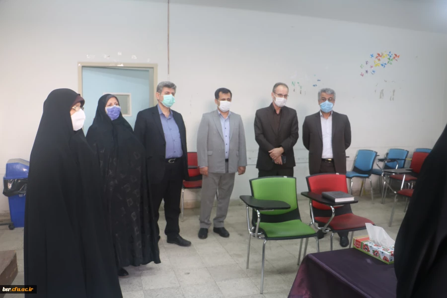 بازدید مشاور ارشد مدیرکل و حراست آموزش و پرورش استان گیلان از روند مصاحبه پردیس شهید بنت الهدی صدر رشت 3