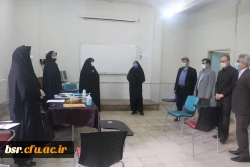 بازدید مشاور ارشد مدیرکل و حراست آموزش و پرورش استان گیلان از روند مصاحبه پردیس شهید بنت الهدی صدر رشت 4