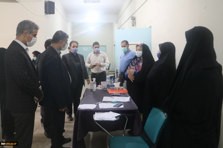 بازدید معاون پژوهش - برنامه ریزی و توسعه منابع انسانی اداره کل آموزش و پرورش استان گیلان از روند مصاحبه 2