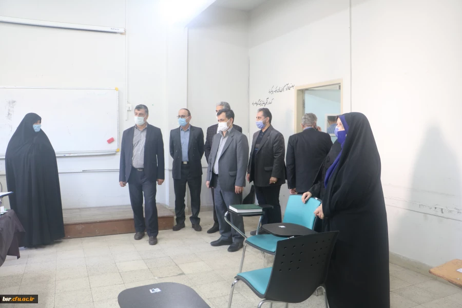 بازدید معاون پژوهش - برنامه ریزی و توسعه منابع انسانی اداره کل آموزش و پرورش استان گیلان از روند مصاحبه 3