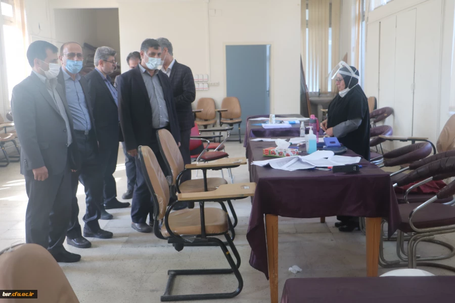 بازدید معاون پژوهش - برنامه ریزی و توسعه منابع انسانی اداره کل آموزش و پرورش استان گیلان از روند مصاحبه 4