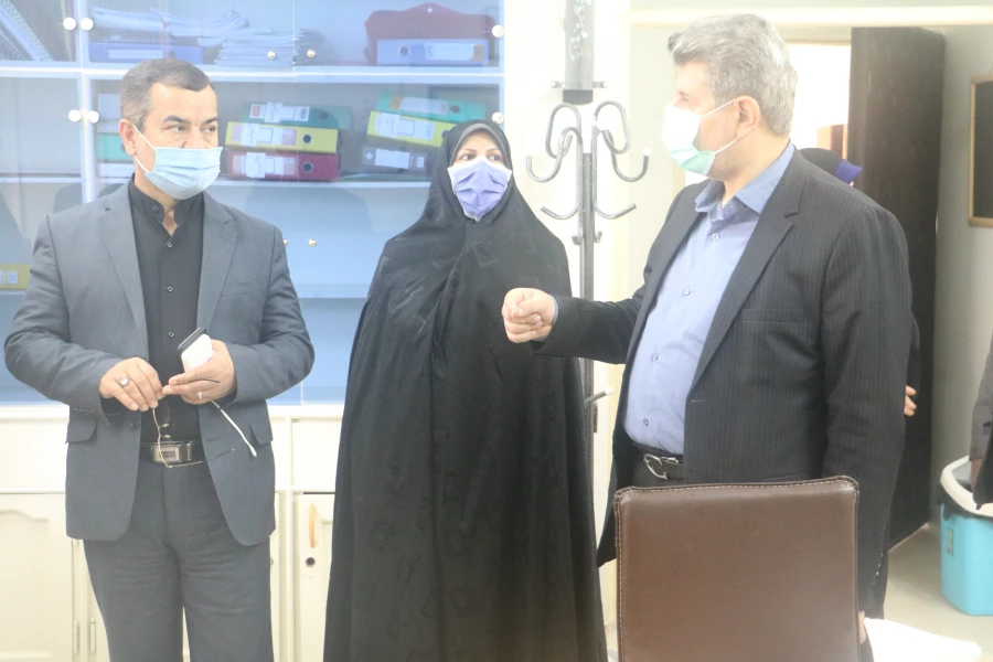 بازدید جناب آقای دکتر احمدی نماینده مجلش شورای اسلامی از روند مصاحبه 3