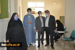 بازدید سرپرست مدیریت امور پردیسهای استان گیلان و حاج آقا عاملی مسئول محترم نهاد رهبری دانشگاه فرهنگیان گیلان  از روند مصاحبه پردیس شهید بنت الهدی صدر رشت 4