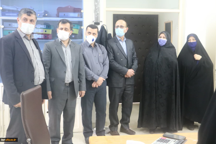 بازدید معاون پژوهش - برنامه ریزی و توسعه منابع انسانی اداره کل آموزش و پرورش استان گیلان از روند مصاحبه 8