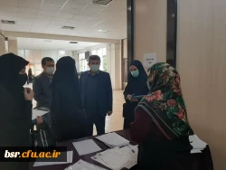 بازدید دکتر صفری مدیریت امور پردیسهای استان از روند ثبت نام پردیس 2