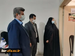 بازدید دکتر صفری مدیریت امور پردیسهای استان از روند ثبت نام پردیس 5