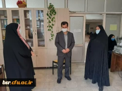 بازدید دکتر صفری مدیریت امور پردیسهای استان از روند ثبت نام پردیس 6